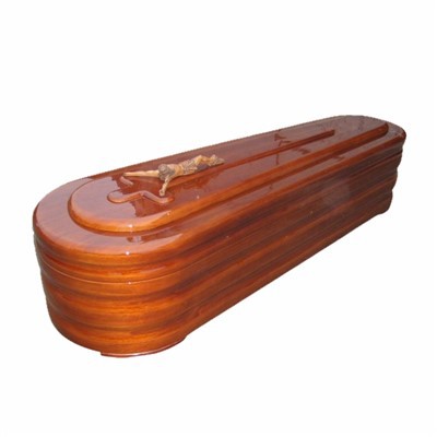 Gaya Spanyol Dewasa Paulownia Kayu Coffin